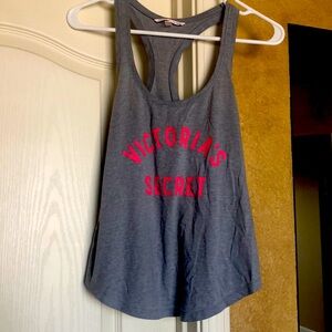 VS gray racer back tank top